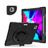 Mobigear SureGrip XGuard Coque iPad Pro 13 Pouces (2024) Coque arrière en Plastique rigide,Silicone + Porte-crayon + Bandoulière + Support Amovible - Noir