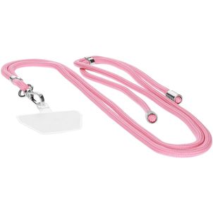 Mobiparts Phonecord - Cordon de téléphone universel ajustable - Rose