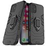 Mobigear Armor Ring Coque iPhone 11 Coque arrière Rigide Anti-Chocs avec Anneau-Support - Noir