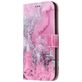 Mobigear Marble Housse iPhone XS Etui Porte-Monnaie - Rose