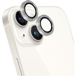 Mobiparts iPhone 14 Verre trempé Protection Caméra - Argent