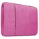 Mobigear Denim Zipper Pochette Ordinateur portable 13 - 14 Pouces Housse ordinateur - Rose