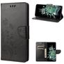 Mobigear Butterfly Housse OnePlus 10T Etui Porte-Monnaie - Noir