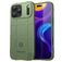 Mobigear Rugged Shield Coque iPhone 18 Pro Max Coque arrière en TPU Souple Anti-Chocs - Vert