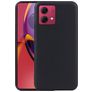 Mobigear Colors Coque Motorola Moto G84 Coque arrière en TPU Souple - Noir