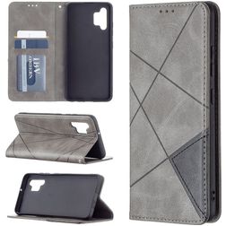 Mobigear Rhombus Slim Samsung Galaxy A32 4G Étui - Gris