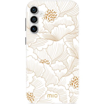 MIO Samsung Galaxy S23 FE MagSafe Plastique rigide Coque arrière - White Roses