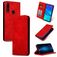 Mobigear Retro Slim Huawei P Smart Plus (2019) Étui - Rouge
