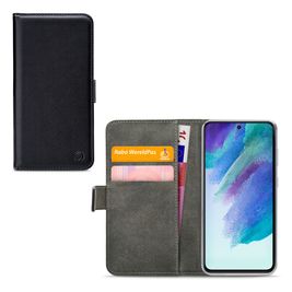 Mobilize Classic Gelly Wallet Housse Samsung Galaxy S21 FE Etui Porte-Monnaie - Noir