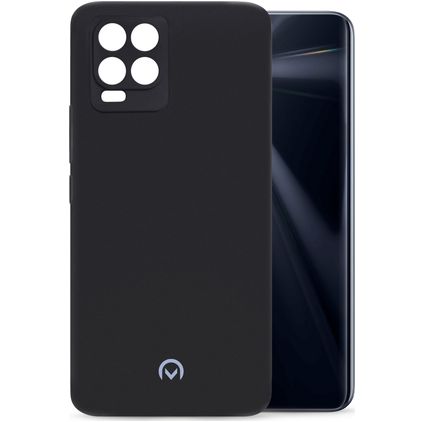 Mobilize Rubber Gelly Realme 8 TPU souple Coque arrière - Matt Black