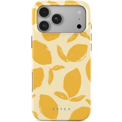 Burga Tough iPhone 18 Pro MagSafe Plastique rigide Coque arrière Antichoc - Lemon Tart