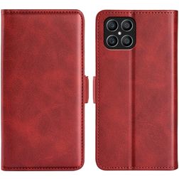 Mobigear Slim Magnet HONOR X8 Étui Portefeuille - Rouge