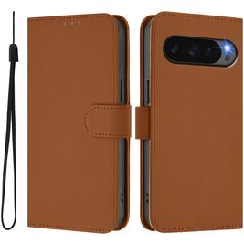 Mobigear Urban Wallet Housse Google Pixel 10 Pro Etui Porte-Monnaie - Marron