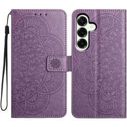 Mobigear Mandala Housse Samsung Galaxy A17 Etui Porte-Monnaie - Violet
