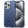 Mobigear Rugged Shield Coque iPhone 16 Pro Max Coque arrière en TPU Souple Anti-Chocs - Bleu