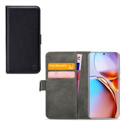 Mobilize Classic Gelly Wallet Housse Motorola Edge 40 Pro Etui Porte-Monnaie - Noir