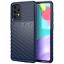 Mobigear Groove Coque Samsung Galaxy A52 Coque arrière en TPU Souple - Bleu