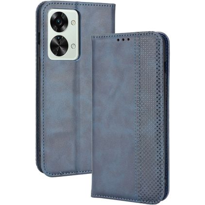 Mobigear Sensation Housse OnePlus Nord 2T 5G Etui Porte-Monnaie - Bleu