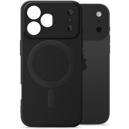 My Style Protective Flex Coque iPhone 17 Pro MagSafe Coque arrière en TPU Souple - Noir