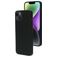 Mobiparts Coque iPhone 14 Plus Coque arrière en Silicone - Noir