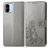 Mobigear Clover Xiaomi Redmi A1 4G Étui Portefeuille - Gris