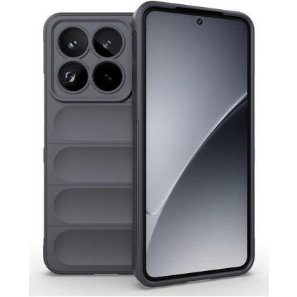 Mobigear Bumpy Xiaomi 15 Pro TPU souple Coque arrière - Gris