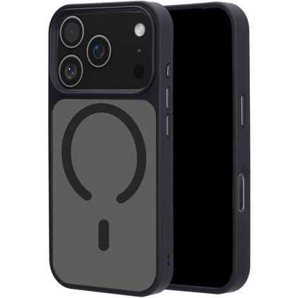 Mobiparts Hardcover Coque iPhone 18 Pro MagSafe Coque arrière Rigide - Satin Black