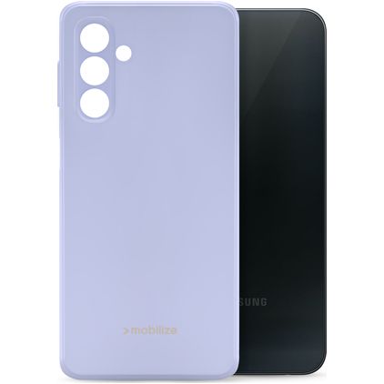 Mobilize Rubber Gelly Coque Samsung Galaxy A24 Coque arrière en TPU Souple - Pastel Purple