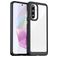 Mobigear Crystal Coque Samsung Galaxy A36 Coque arrière Rigide - Noir