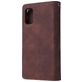 Mobigear Zipper Housse Samsung Galaxy A41 Etui Porte-Monnaie - Marron