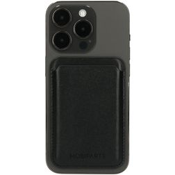 Mobiparts Cardholder - Porte Cartes en - 3 Cartes - Compatible MagSafe - Noir