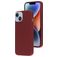 Mobiparts Coque iPhone 14 Coque arrière en Silicone - Plum Red
