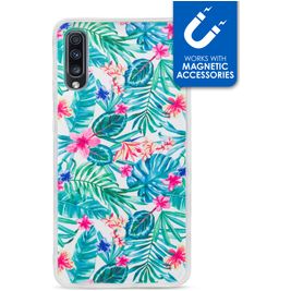 My Style Magneta Coque Samsung Galaxy A70 Coque arrière en TPU Souple - Jungle