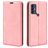 Mobigear Retro Slim Housse TCL 305 Etui Porte-Monnaie - Rose