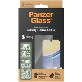 PanzerGlass Ultra-Wide Fit Samsung Galaxy A16 Verre trempé Protection d'écran - Compatible Coque