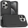 Mobigear Heavy Armor Coque iPhone 16 Pro Coque arrière Rigide Anti-Chocs - Noir