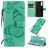 Mobigear Butterfly Housse Sony Xperia 10 II Etui Porte-Monnaie - Turquoise