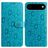 Mobigear Flowers Housse iPhone Air Etui Porte-Monnaie - Bleu