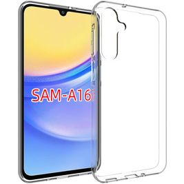 Mobigear Basics Coque Transparente Samsung Galaxy A16 Coque arrière en TPU Souple - Transparent