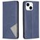 Mobigear Rhombus Slim iPhone 15 Étui - Bleu