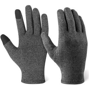 Mobigear Sport Gants tactiles Tissu - L - Gris