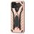 Mobigear Armor Stand Coque Realme C21Y Coque arrière Rigide Anti-Chocs avec Support Amovible - Rose doré