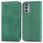 Mobigear Retro Slim Housse Motorola Edge 20 Etui Porte-Monnaie - Vert