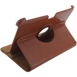 Xccess Deluxe Rotating Coque Samsung Galaxy Note 10.1 (2014) Etui Rotatif - Marron