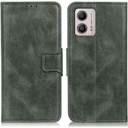 Mobigear Classy Housse Motorola Moto G53 5G Etui Porte-Monnaie - Vert