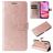 Mobigear Butterfly Housse iPhone 16 Etui Porte-Monnaie - Rose doré