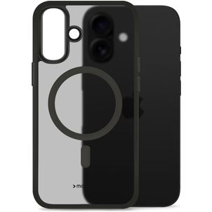 Mobilize Hybrid Pro Coque iPhone 16 MagSafe Coque arrière Rigide Anti-Chocs - Noir