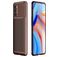 Mobigear Racing Coque OPPO Reno 4 Coque arrière en TPU Souple - Marron