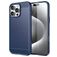 Mobigear Brushed Slim Coque iPhone 16 Pro Coque arrière en TPU Souple - Bleu