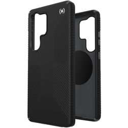 Speck Presidio2 Grip Magnet Coque Samsung Galaxy S25 Ultra MagSafe Coque arrière Rigide Anti-Chocs - Noir